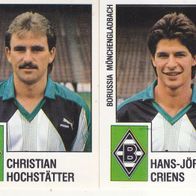 2x Borussia Mönchengladbach Panini Sammelbilder 1988