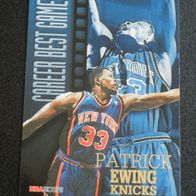 1996-97 Hoops #330 Patrick Ewing - Knicks (Career Best Game)
