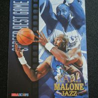 1996-97 Hoops #338 Karl Malone - Jazz (Career Best Game)