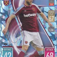 West Ham United Topps Trading Card Europa League 2021 Andrey Yarmolenko Nr.114