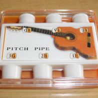 Stimmgerät für Gitarren, Pitch Pipe, mit Dose