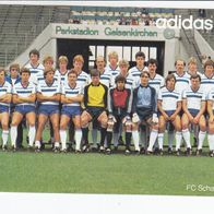 Adidas Mannschaftsbild FC Schalke 04 Saison 1983