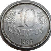 Brasilien 10 Centavos 1995 ## Le2