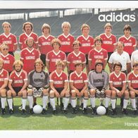 Adidas Mannschaftsbild Hannover 96 Saison 1983