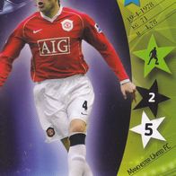Manchester United Panini Trading Card Champions League 2007 Gabriel Heinze Nr.33