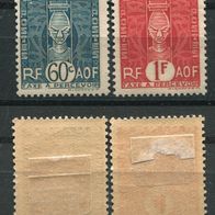 WA0108 Franz.-Guinea, ungebraucht * , Michel P 32-33, 2,10 M€, (2013)