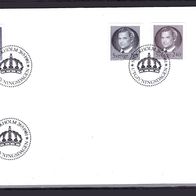 Schweden 1981 Freimarken: König Carl XVI. Gustav, Königin Silvia MiNr. 1149-1151 FDC