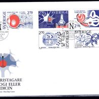 Schweden 1984 Nobelpreisträger für Physiologie und Medizin MiNr. 1311 - 1315 FDC gest