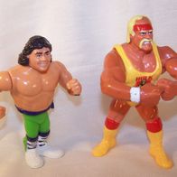 2 Titan Sports Hasbro Figuren von 1991 - Hulk & Jannetti