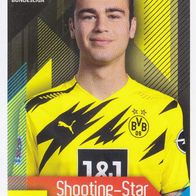 Borussia Dortmund Topps Sammelbild 2020 Giovanni Reyna Shooting-Star Nr.121