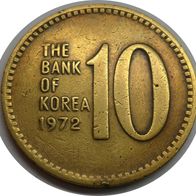 Südkorea 10 Won 1972 ## Ga1