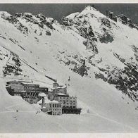 alte AK Zugspitze 1943, Zugspitzgipfel und Schneefernerhaus