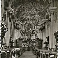 alte AK Trier 1957, Paulinuskirche Inneres