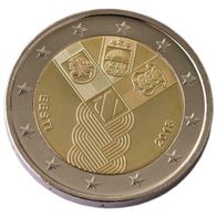 Estland 2018 2€ Euro = 100. Jahrestag der baltischen Staaten = Bankfrisch (UNC)