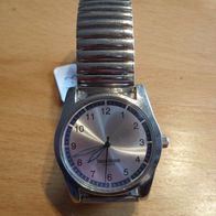 Uhr-3 Armbanduhr, Herrenuhr, Damenuhr, mit Zugarmband, Flexo Band, Unisex Uhr