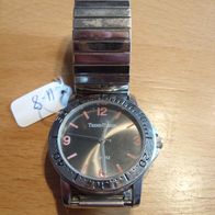 Uhr-8 Armbanduhr, Herrenuhr, Damenuhr, mit Zugarmband, Flexo Band, Unisex Uhr
