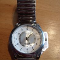 Uhr-10 Armbanduhr, Herrenuhr, Damenuhr, mit Zugarmband, Flexo Band, Unisex Uhr 