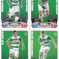 4x SpVgg Greuther Fürth Topps Trading Card 2012