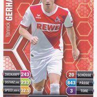 1. FC Köln Topps Match Attax Trading Card 2014 Yannick Gerhardt Nr.170