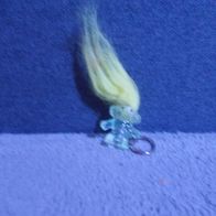 Schlüsselanhänger Gelber Troll mit Gelbem Haar gebraucht Hasbro