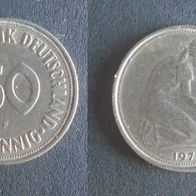 Münze Bundesrepublik Deutschland ( BRD ): 50 Pfennig 1971 - F