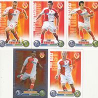 7x Energie Cottbus Topps Match Attax Trading Cards 2008