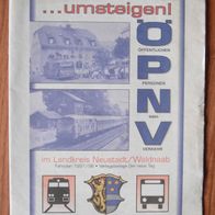 Kreisfahrplan Landkreis Neustadt (Waldnaab) 1997/98; Verlagsbeilage Der neue Tag
