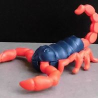 Ü-Ei Tiere 1997 - Tiere der Wüste - Sahara-Skorpion (Schwanz rot) + BPZ 612162