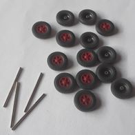 Wiking - 14 Räder für LKW 12mm z.T. Trilex Felgen in 1:87 !!(J2016)