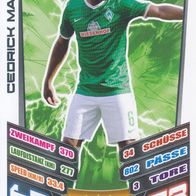 Werder Bremen Topps Match Attax Trading Card 2013 Cedric Makiadi Nr.64