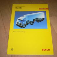 Bosch Gelbe Reihe - Druckluftbremsanlage: Geräte - Technische Unterrichtung
