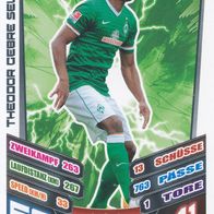 Werder Bremen Topps Match Attax Trading Card 2013 Theodor Gebre Selassie Nr.59