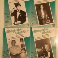 Zaubertrick Zeitschrift Magische Welt - kompletter Jahrg. 1996 (45.) 4 Hefte