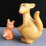 Ü-Ei Tiere 1999 - Unser kleiner Streichelzoo - Känguru mit Kind + BPZ