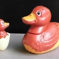 Ü-Ei Tiere 1999 - Unser kleiner Streichelzoo - Ente mit Küken + BPZ (627747)