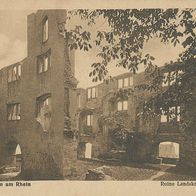 alte AK Oppenheim am Rhein vor 1945, Ruine Landskron, Inneres