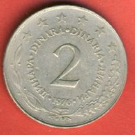Jugoslawien 2 Dinara 1976