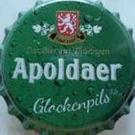 Apoldaer Glockenpils Bier Brauerei Kronkorken Kronenkorken neu 2014 in unbenutzt