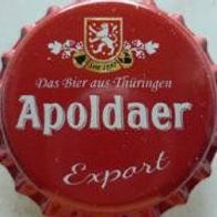 Apoldaer Export Bier Brauerei Kronkorken Kronenkorken neu 2014 in unbenutzt