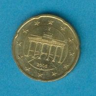 Deutschland 20 Cent 2005 A