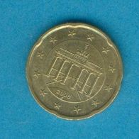Deutschland 20 Cent 2008 F