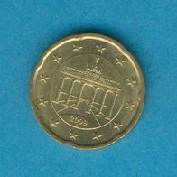 Deutschland 20 Cent 2009 D