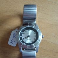 Uhr-21 Armbanduhr, Herrenuhr, Damenuhr, mit Zugarmband, Flexo Band, Unisex Uhr 
