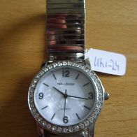 Uhr-24 Armbanduhr, Herrenuhr, Damenuhr, mit Zugarmband, Flexo Band, Unisex Uhr 