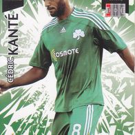 Panathinaikos Athen Panini Trading Card Champions League 2010 Cedric Kante Nr.211