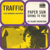 Traffic - Paper Sun / Giving To You - 7" - Fontana 278 301 YF (NL) 1967 Steve Winwood