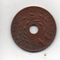 Münze Niederländisch Indien 1 Cent 1945.