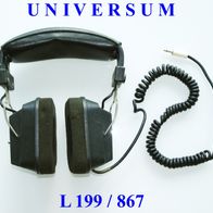 Universum L 199/867 Vintage Kopfhörer mit Lautstärke und Klangregler