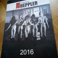 Autoteile Heppler Wand-Kalender 2016 | Akt, Erotik, Pin-up-Girls