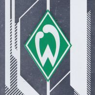 Werder Bremen Topps Sammelbild 2020 Vereinslogo Glitzerbild Nr. 89